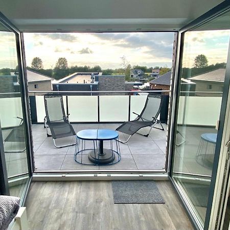 Ferienhaus Moin. Am Harkebruegger See Mit Sauna Barssel  Bagian luar foto